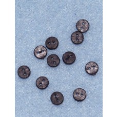 4mm Black Tiny Doll Buttons - Pkg_16