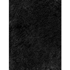 Black Shaggy Cuddle Fabric - 1 Yd