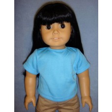 Blue 'Design Your Own' T-Shirt for 18" Dolls