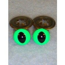 Cat Eye - 12mm Bright Green Pkg_100