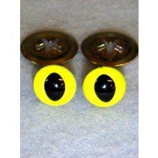 Cat Eye - 12mm Bright Yellow Pkg_100