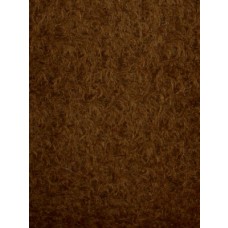 Curly Matted Finish Mohair - Antique Brown