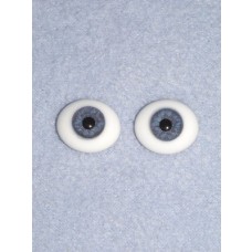 Doll Eye - Flat Back Glass - 12mm Blue
