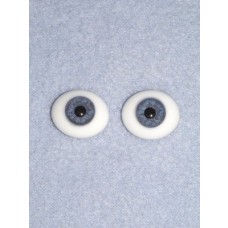 Doll Eye - Flat Back Glass - 6mm Blue