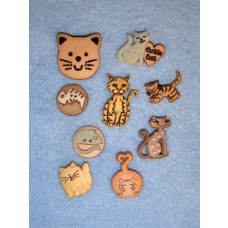 Feline Fancy Assorted Buttons