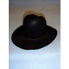 Felt Cowboy Hat - Black - 7 3_4"