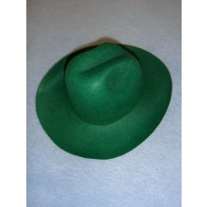 Felt Cowboy Hat - Green - 7 3_4"