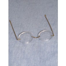 lGlasses - Oval - 4" Gold Wire