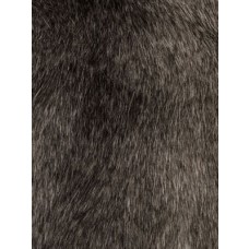 Grey Fox Fur Fabric - 1 Yd