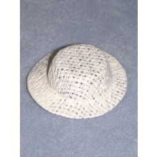 Hat - Straw Skimmer - 2 1_2" White