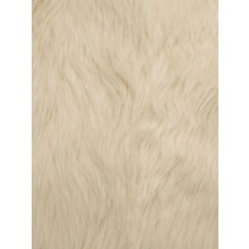 Ivory Luxury Shag Fur - 1 Yd