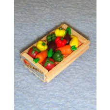 lMiniature Vegetable Wood Crate