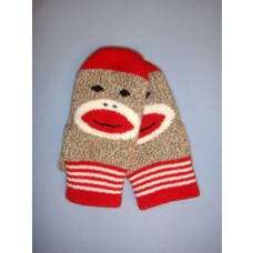 Monkey Sock Mittens (Youth Large)