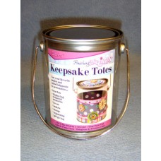 lPail - See-Thru w/Handle & Lid 4" x 5"