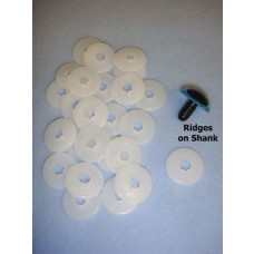 Plastic Eye Back No. 5 Pkg_25  (replacement backs ONLY)