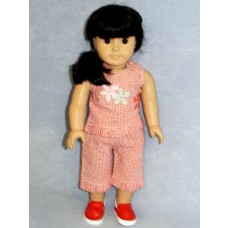 lRed Daisy Outfit - 18" Doll