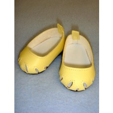 lShoe - Toe-Cut Flats - 2 3_4" Yellow