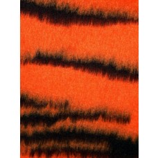 Tiger Fur Fabric Orange_Bk  - 1 Yd