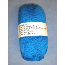 Yarn - Turquoise - 6 oz Acrylic