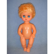 10" Vinyl Doll w_Blond Hair