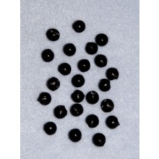 Eye_Nose - Round Button - 10mm Black Pkg_24