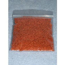 1 - 1.25mm Copper Glass Beads - 2 oz.