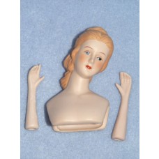3" Porcelain Sally Head & Hands