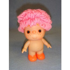 5 1_2" Beezy Doll w_Pink Yarn Hair