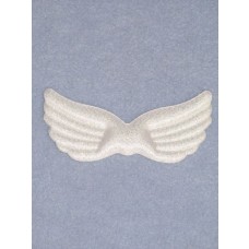 Angel Wings - 3 3_4" White Iridescent