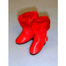 Boot - 1 7_8" Red w_Fur