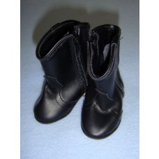 Boot - Cowboy - 3 1_8" Black