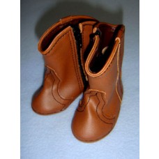 Boot - Cowboy - 3 1_8" Brown