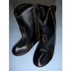 Boot - Cowboy - 4 1_8" Black