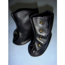 Boot - High Button - 3 5_8" Black