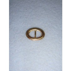 Buckle - Decorative Oval Gold