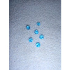 Buttons - Glass Bead - 4mm Blue