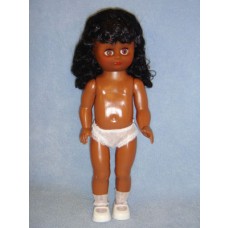 Doll - 13" Dark w_Black Hair