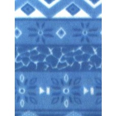 Fabric-Snowflake Polar Fleece-Blue