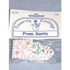 Favorite Findings - From Santa Tags 1" - 1 1_2" - pkg_ 6