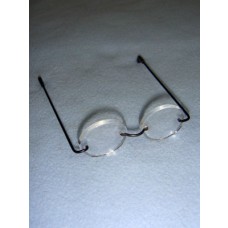 Glasses - Oval - 2 5_8" w_Black Bows