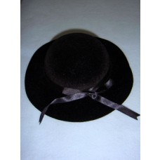 Hat - Classic Flocked - 7" Black