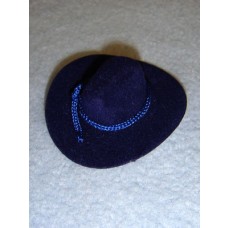 Hat - Flocked Cowboy - 2" Royal Blue