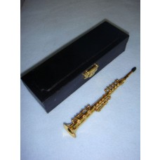 Instrument - Soprano Saxaphone - 5 1_2" Brass