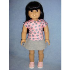 Kitty Top & Skirt for 18" Dolls