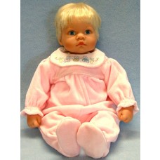 Pink Velour Sleeper - 20" Doll