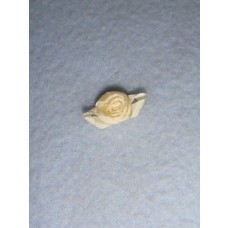 Ribbon Rose - 10mm Ivory_Ivory Silk (Pkg_6)