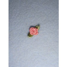Ribbon Rose - 8mm Dusty Rose (Pkg_6)