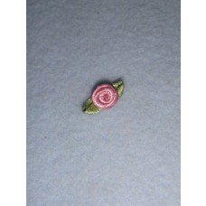 Ribbon Rose - 8mm Mauve Silk (Pkg_6)