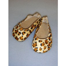 Shoe - Ballet Flats - 3" Leopard Print