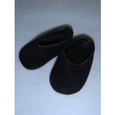 Shoe - Clogs - 2 7_8" Black Suede